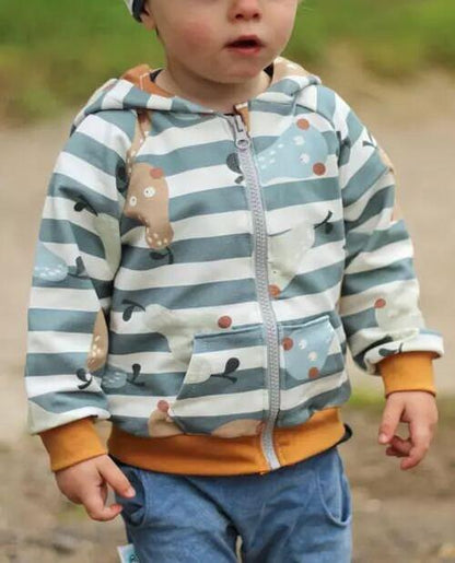 Schnittmuster Sweatjacke Kinder Gr. 50-146 - elli&else
