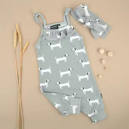 Bio Rib Jersey Hunde salbei von Tygdrömmar - elli&else