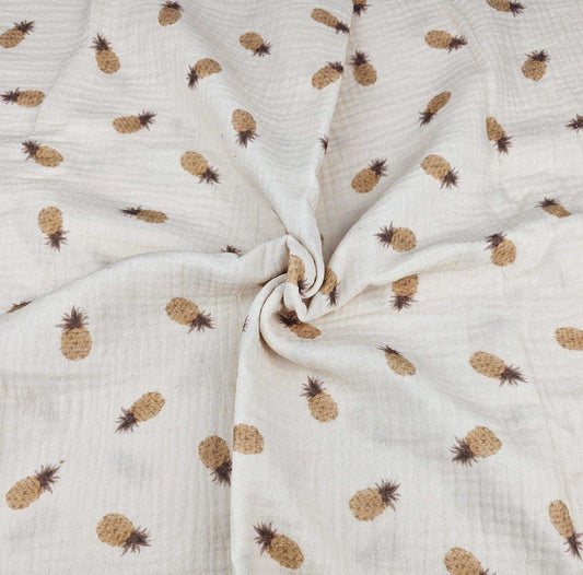 Musselin Ananas von Family Fabrics - elli&else